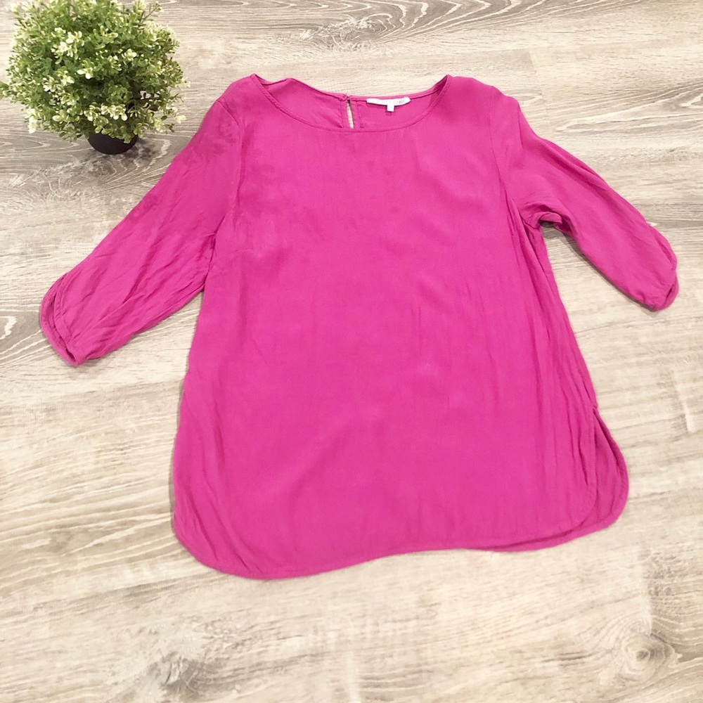 Violet + Claire Fuchsia Top